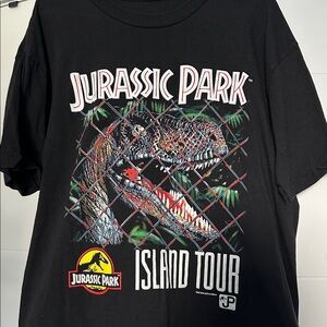 Jurassic Park T-Shirt Black - Island Tour